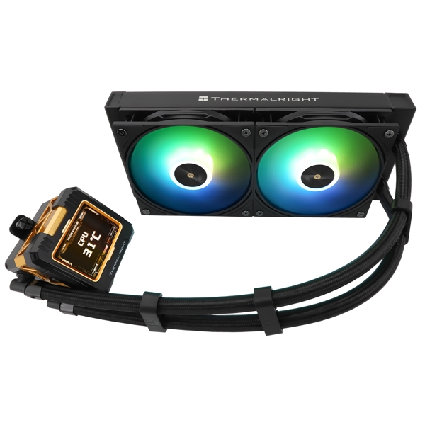 თხევადი გაგრილება Thermalright Frozen Warframe 240 ARGB, 120mm, 2000RPM, Liquid Cooling, Black