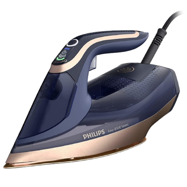 ორთქლის უთო Philips DST8050/20, 3000W, 350ML, Steam Iron, Blue/Golden