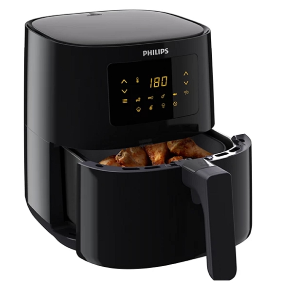 Philips HD9252/90, 1400W, 4.1L, Air Fryer, Black