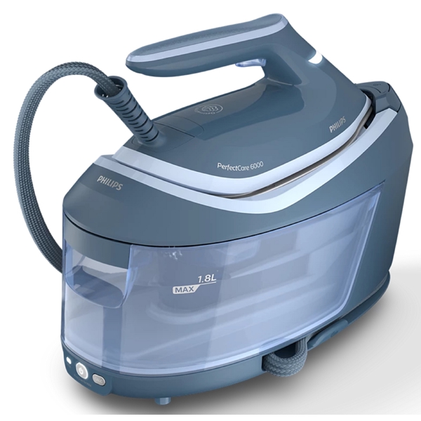 ორთქლის უთო Philips PSG6042/20 PerfectCare, 2400W, 1800ML, Steam Iron, Blue