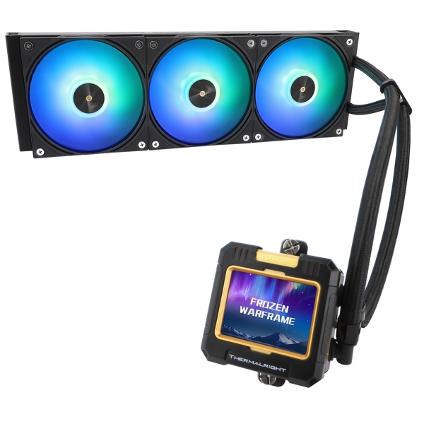 თხევადი გაგრილება Thermalright Frozen Warframe 360 ARGB, 120mm, 2000RPM, Liquid Cooling, Black