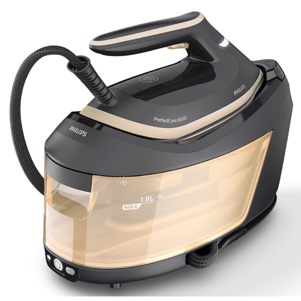 ორთქლის უთო Philips PSG6064/80 PerfectCare, 2400W, 1800ML, Steam Iron, Black