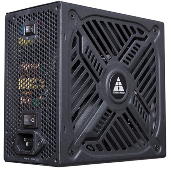 კვების ბლოკი Golden Field ATX-1050W, 1050W, 80 Plus, Power Supply, Black