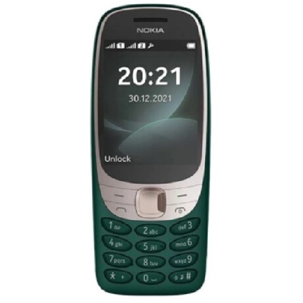 მობილური ტელეფონი Nokia 6310 D/S TA-1400 EAC UA, 8MB, 16MB, Dual SIM, Green