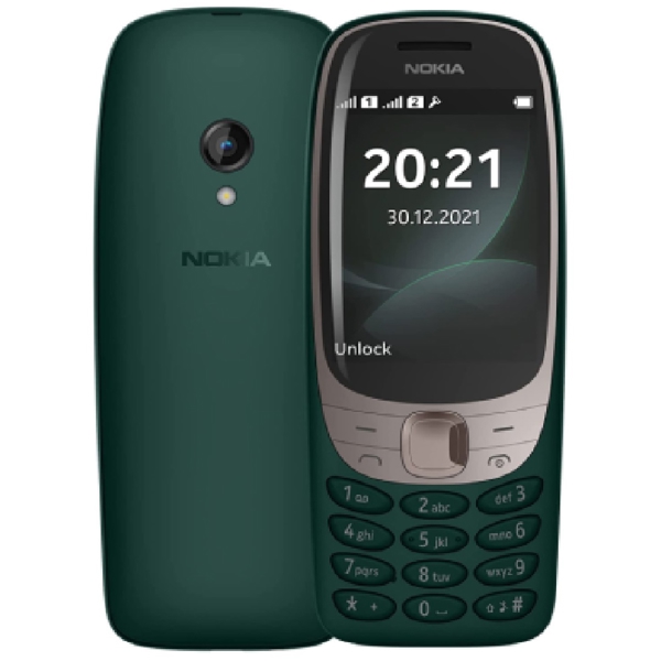 მობილური ტელეფონი Nokia 6310 D/S TA-1400 EAC UA, 8MB, 16MB, Dual SIM, Green