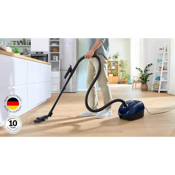 მტვერსასრუტი Bosch BGL38WBU3H, 2000W, 4L, Vacuum Cleaner, Blue