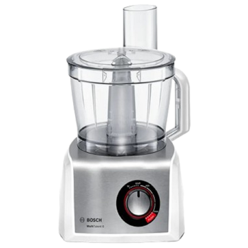 სამზარეულოს კომბაინი Bosch MC812S844, 1250W, 2.4L, Food Processor, White/Silver