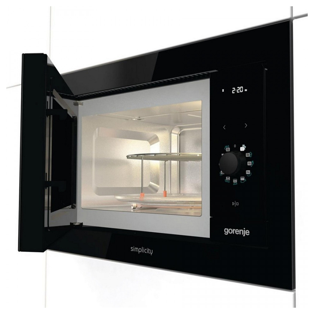 ჩასაშენებელი მიკროტალღური ღუმელი Gorenje BM235G1SYB, 1400W, 23L, Built-in Microwave Oven, Black