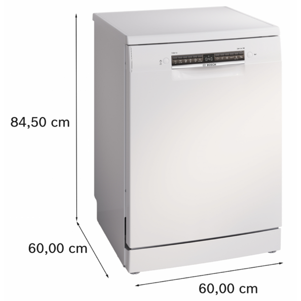 ჭურჭლის სარეცხი მანქანა Bosch SMS4IMW62Q, Dishwasher, White