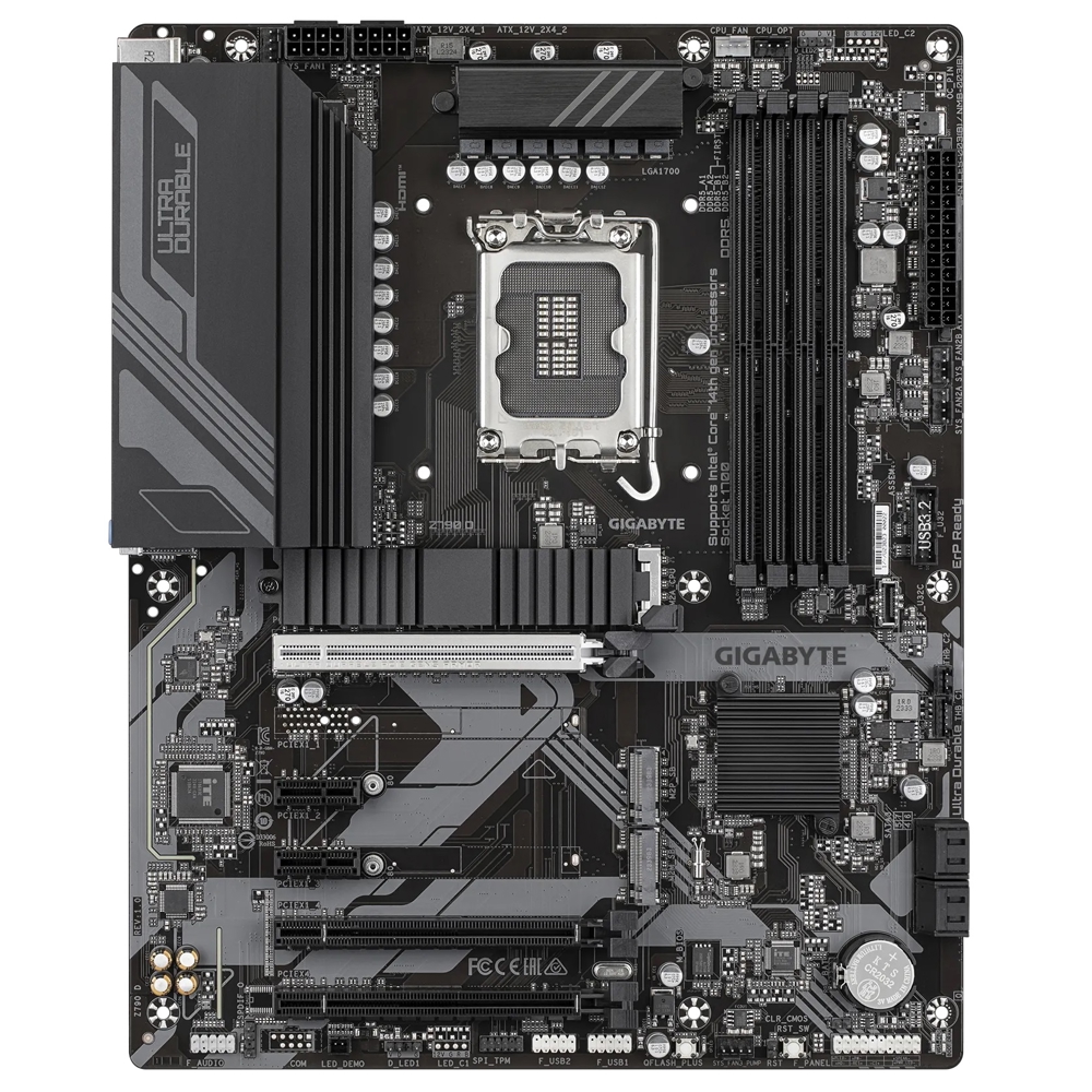 დედა დაფა Gigabyte Z790 D, LGA 1700, DDR5, DIMM, 256GB