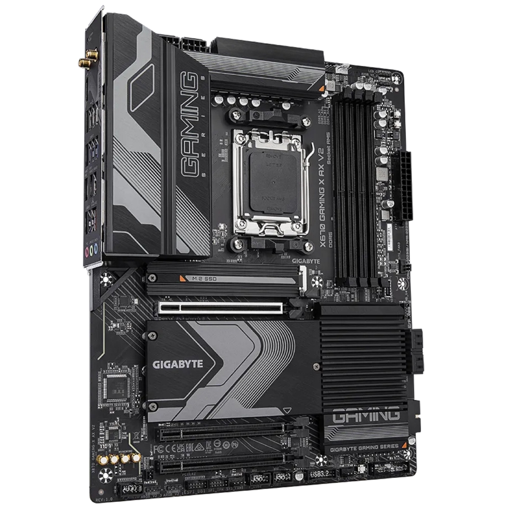 Gigabyte X670 GAMING X AX V2, AM5, DDR5, DIMM, 256GB