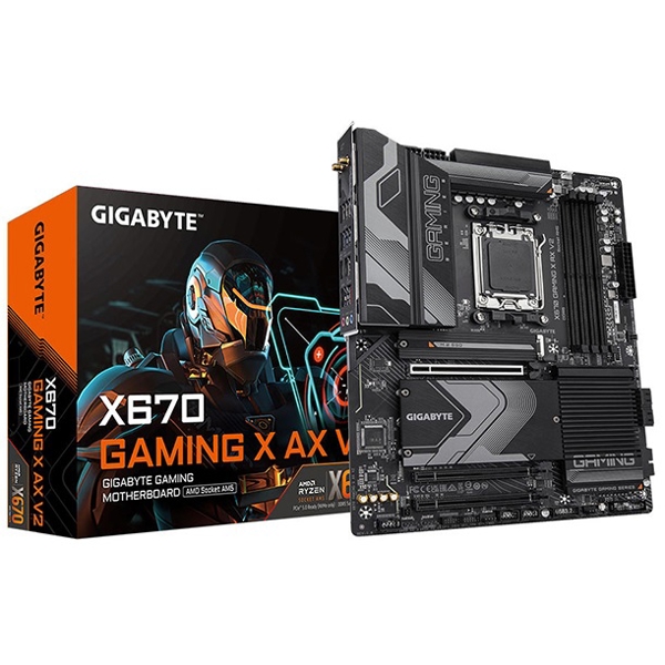 Gigabyte X670 GAMING X AX V2, AM5, DDR5, DIMM, 256GB