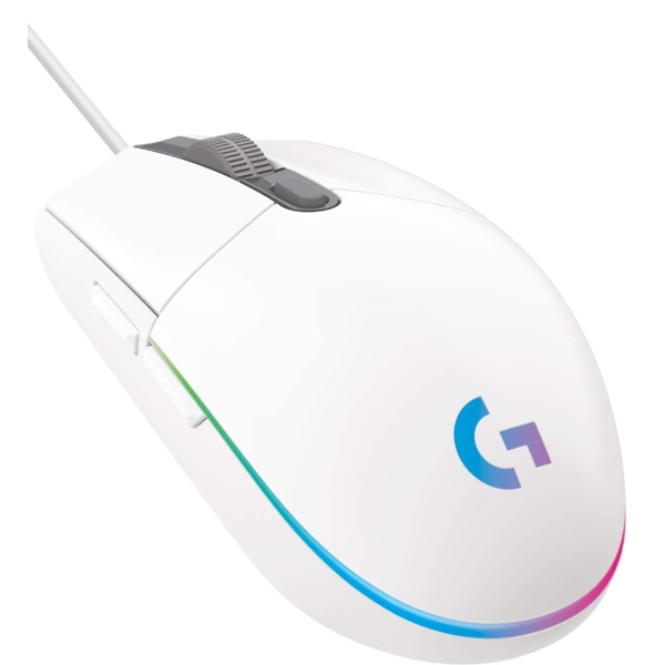 Logitech L910-005797 G203, Wired, USB, Gaming Mouse, White