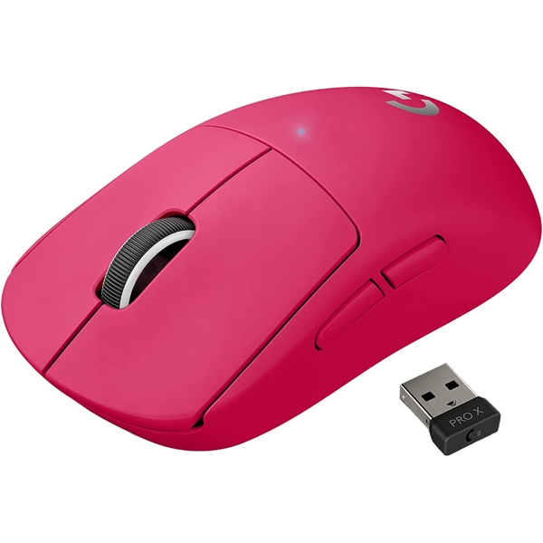 მაუსი Logitech L910-005956 G PRO X, Wireless, USB, Gaming Mouse, Pink