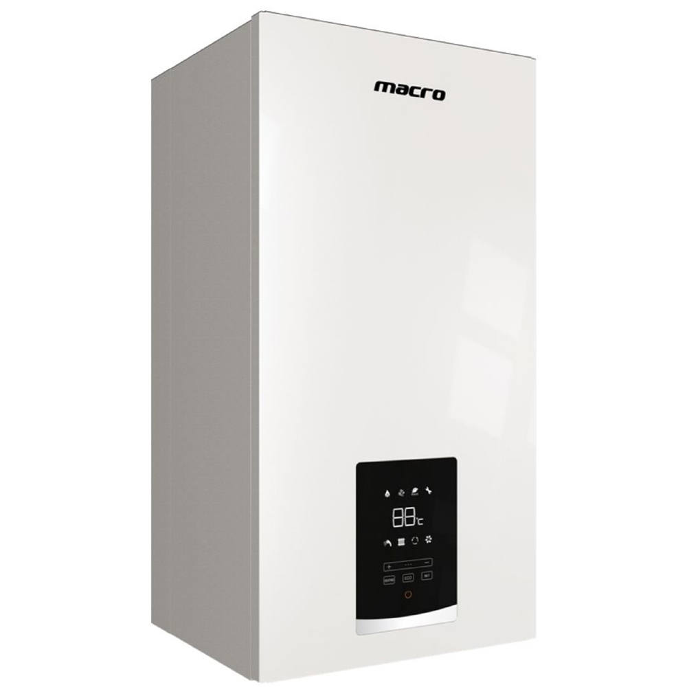 ცენტრალური გათბობის ქვაბი მილით Macro L1PB20-18M2, 18kW, White