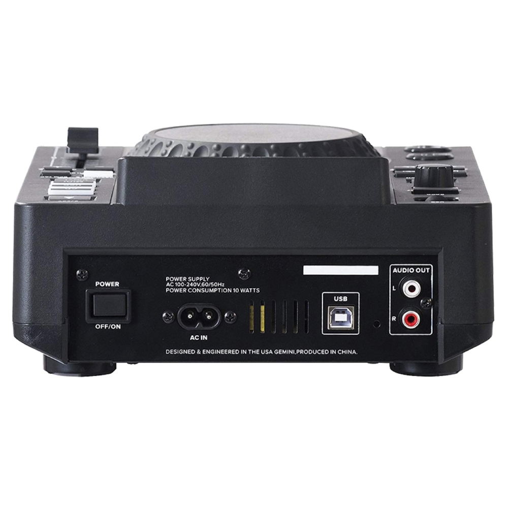 კონტროლერი Gemini MDJ-500 E, VCASE Controller Media Player, Black