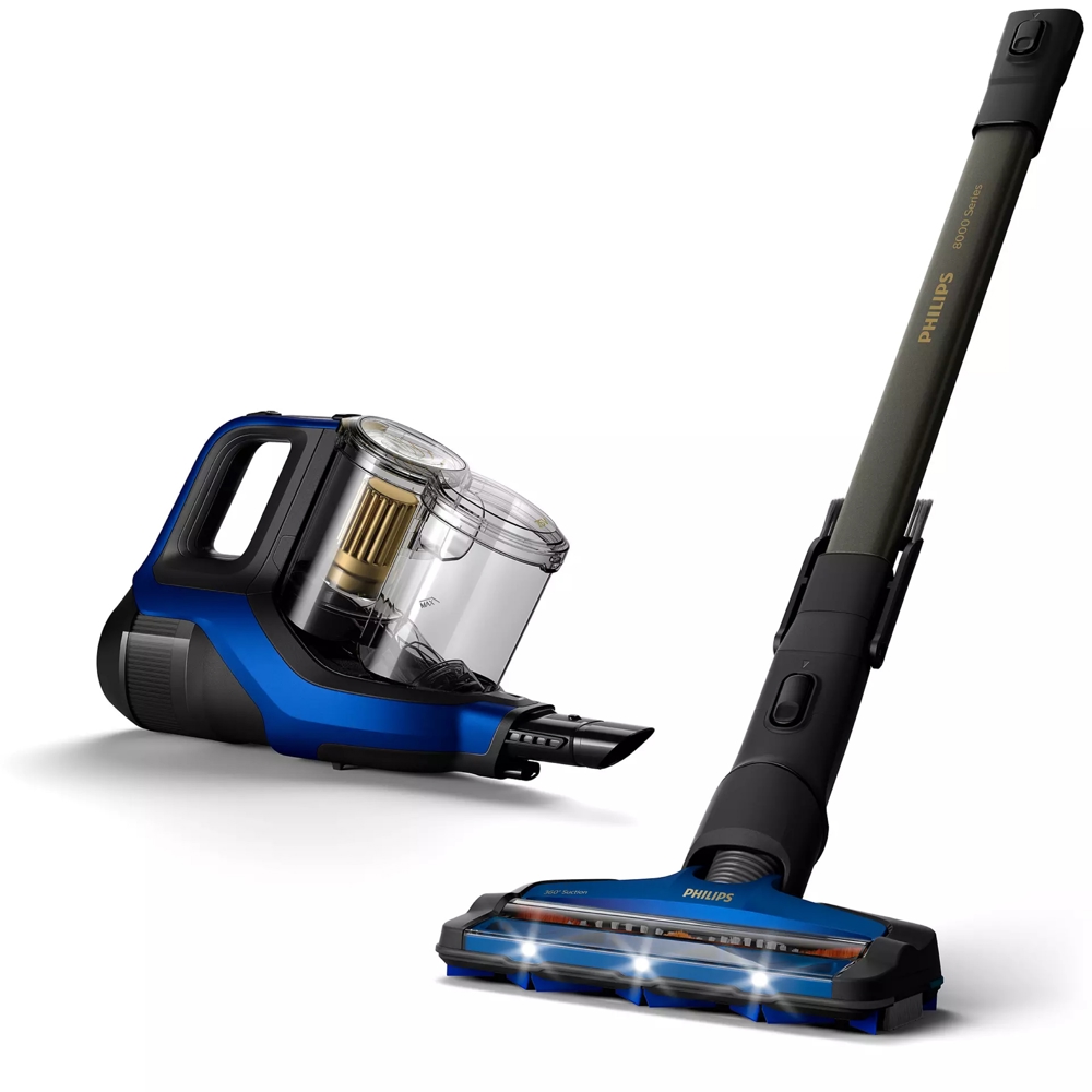 მტვერსასრუტი Philips XC8049/01, 0.6L, Vacuum Cleaner, Black/Blue