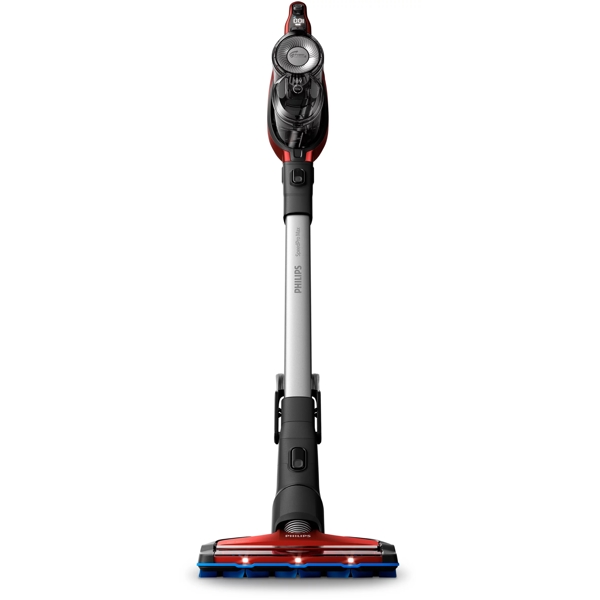 მტვერსასრუტი Philips XC7043/01, 0.6L, Vacuum Cleaner, Silver/Red