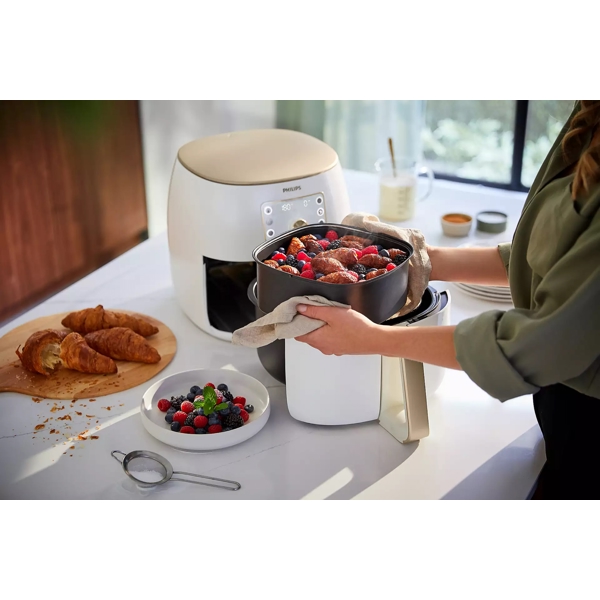 Philips HD9870/20, 2225W, 7.3L, Air Fryer, White