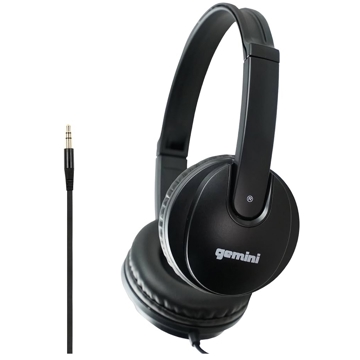 ყურსასმენი Gemini DJX-200, Headset, Wired, 3.5mm, Black