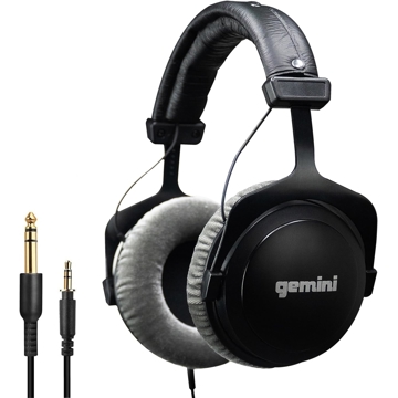 ყურსასმენი Gemini DJX-1000, Professional Headset, Wired, 3.5mm, 6.5mm, Black