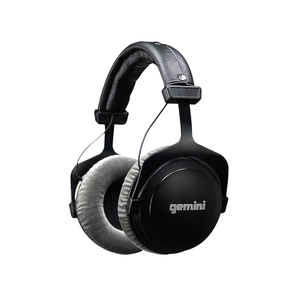 Gemini DJX-1000, Professional Headset, Wired, 3.5mm, 6.5mm, Black