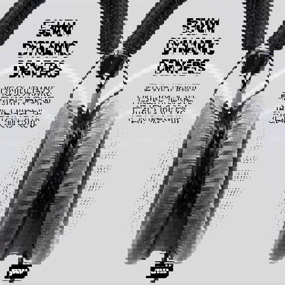 Gemini DJX-1000, Professional Headset, Wired, 3.5mm, 6.5mm, Black