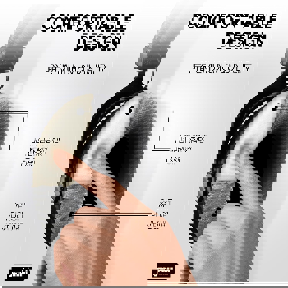 Gemini DJX-1000, Professional Headset, Wired, 3.5mm, 6.5mm, Black