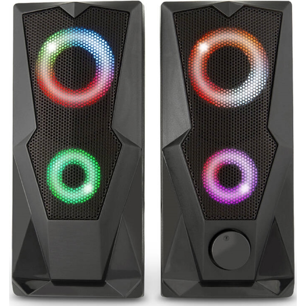 დინამიკი Yenkee YSP 2003RGB, 6W, USB, 3.5mm, Speaker, Black