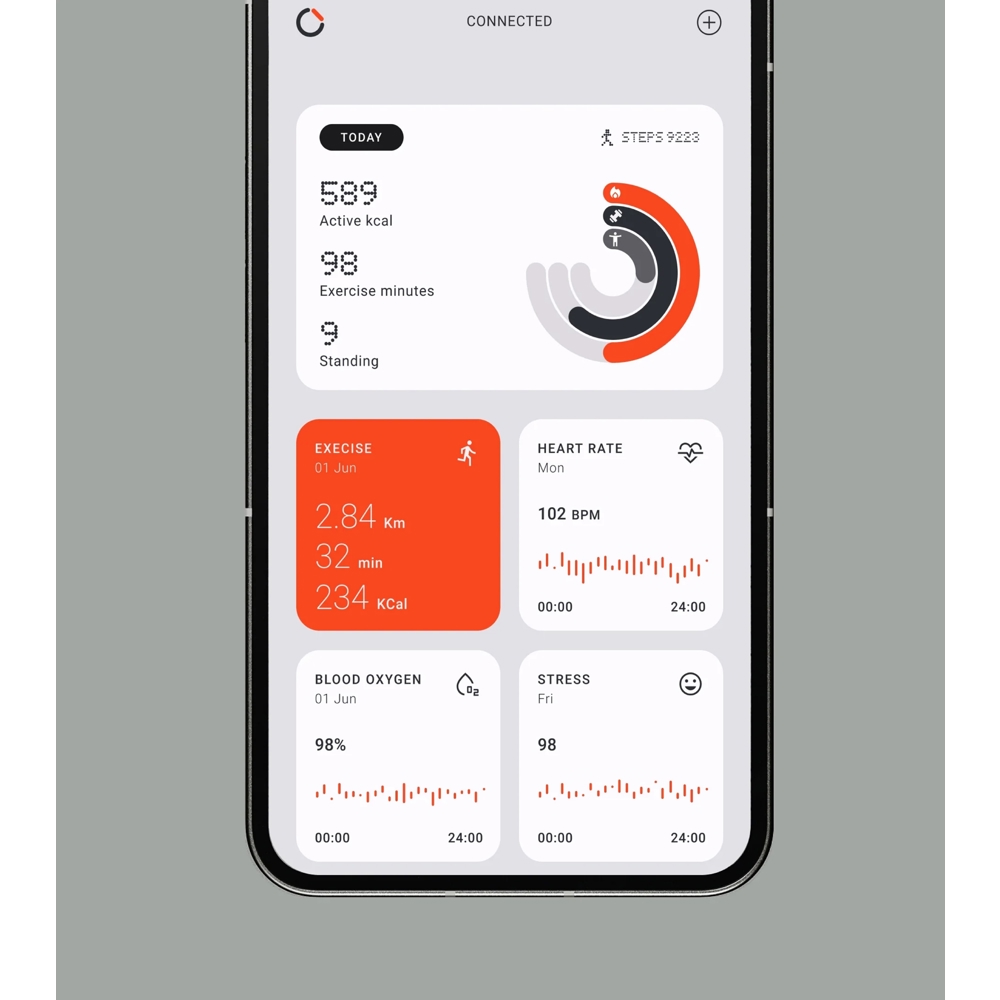 სმარტ საათი Nothing CMF Watch Pro 2, 1.32", IP68 Waterproof, Bluetooth, Smart Watch, Ash Grey