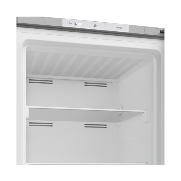 Beko B1RFNK292S, A+, 293L, 37Db, Freezer, Silver