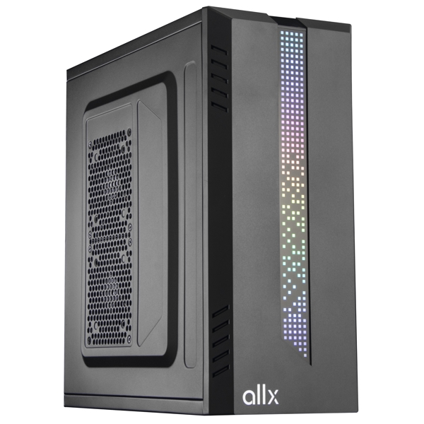 ALLX AX-B1740, Computer Case, Micro-ATX, ATX, USBx2, AUDIO, Black