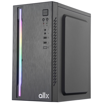 ALLX AX-B1735, Computer Case, Micro-ATX, ITX, USBx2, AUDIO, Black