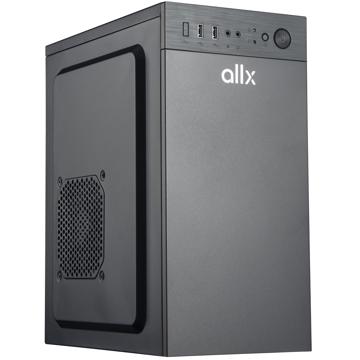 ქეისი ALLX AX-B1734, Computer Case, Micro-ATX, ITX, USBx2, AUDIO, Black