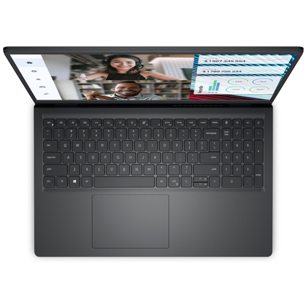 ნოუთბუქი Dell Vostro 3520, 15.6", i3-1215U, 8GB, 512GB SSD, Integrated, W11P, Carbon Black