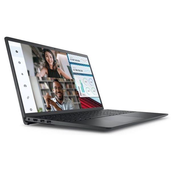 ნოუთბუქი Dell Vostro 3520, 15.6", i3-1215U, 8GB, 512GB SSD, Integrated, W11P, Carbon Black