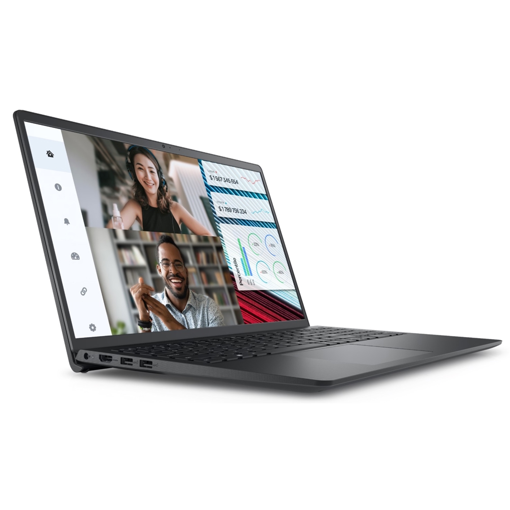 ნოუთბუქი Dell Vostro 3520, 15.6", i3-1215U, 8GB, 512GB SSD, Integrated, W11P, Carbon Black