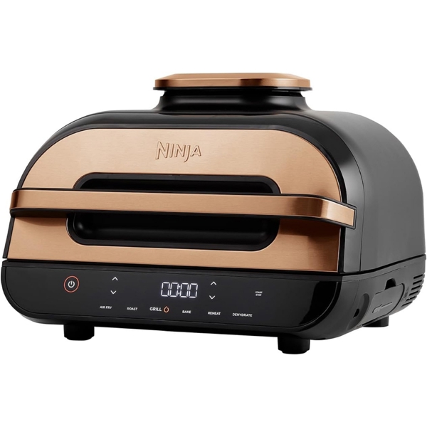 Ninja AG551EUCP Foodi Max Health, 2460W, 3.8L, Grill And Air Fryer, Gold/Black