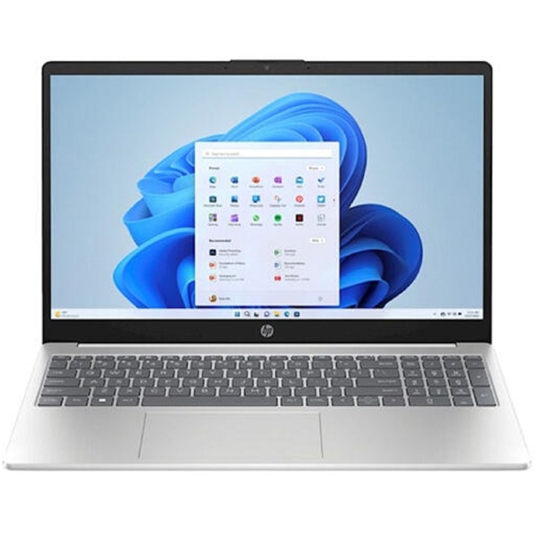 ნოუთბუქი HP 8F912EA, 15.6", Ryzen 5-7520U, 8GB, 512GB SSD, Integrated, Natural Silver