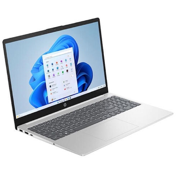ნოუთბუქი HP 8F912EA, 15.6", Ryzen 5-7520U, 8GB, 512GB SSD, Integrated, Natural Silver