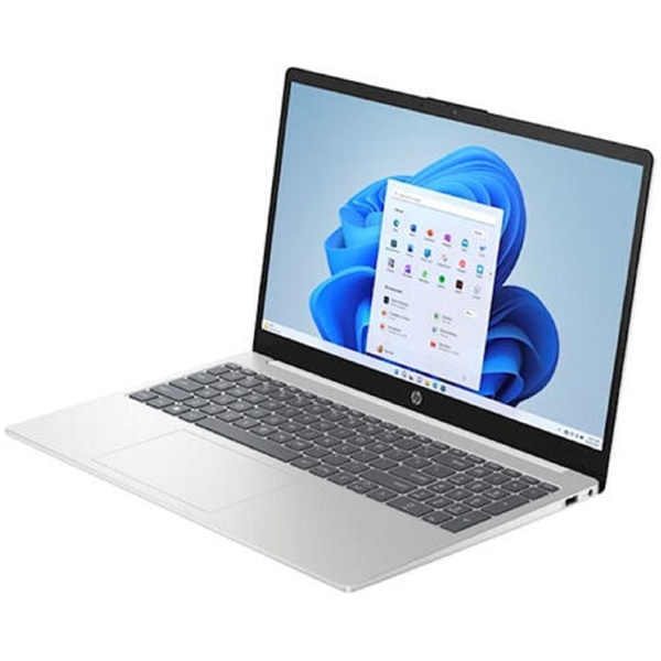 ნოუთბუქი HP 8F912EA, 15.6", Ryzen 5-7520U, 8GB, 512GB SSD, Integrated, Natural Silver