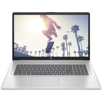 ნოუთბუქი HP A1AF8EA, 17.3", Core 3-100U, 8GB, 512GB SSD, Integrated, Natural Silver