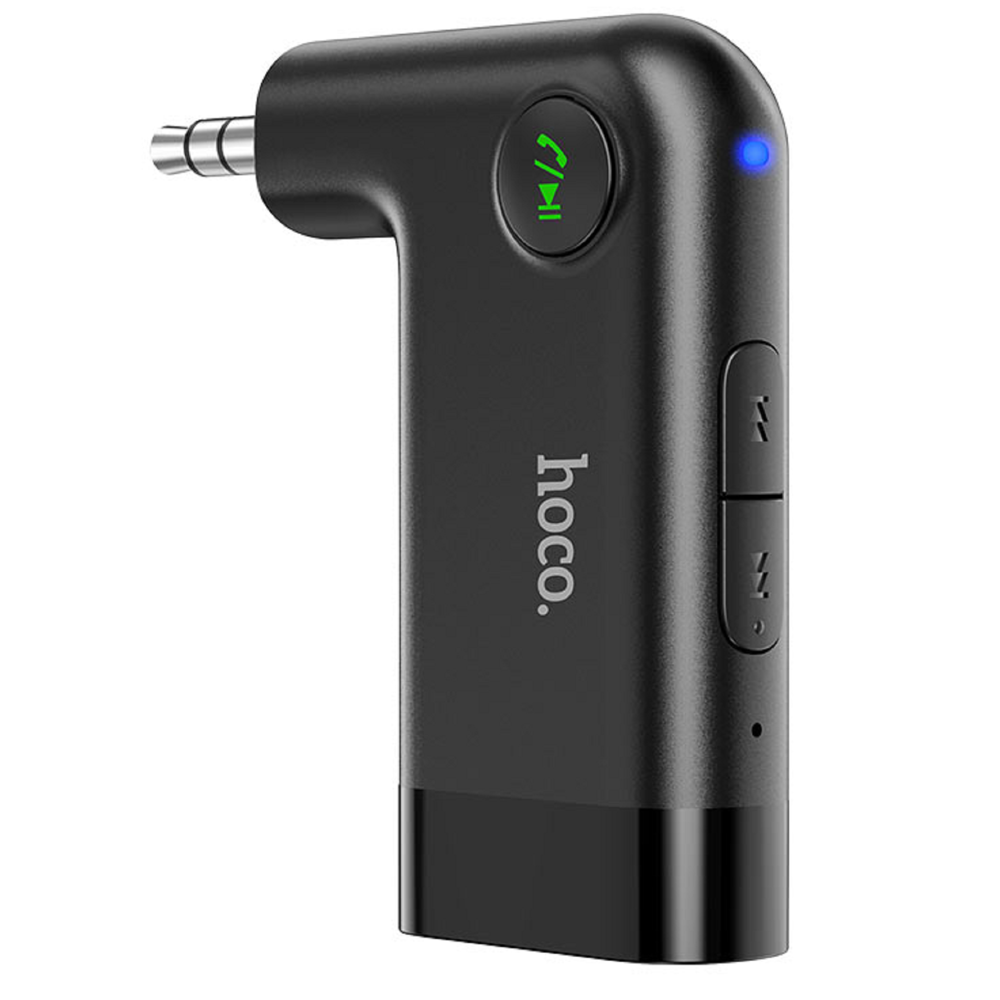 უსადენო მიმღები Hoco 6931474729750 E53, AUX Wireless Receiver, Black