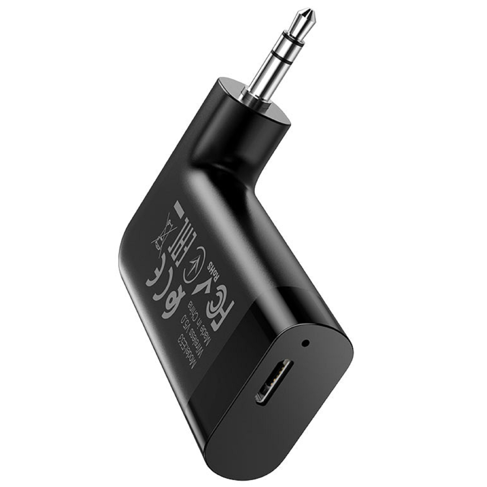 უსადენო მიმღები Hoco 6931474729750 E53, AUX Wireless Receiver, Black