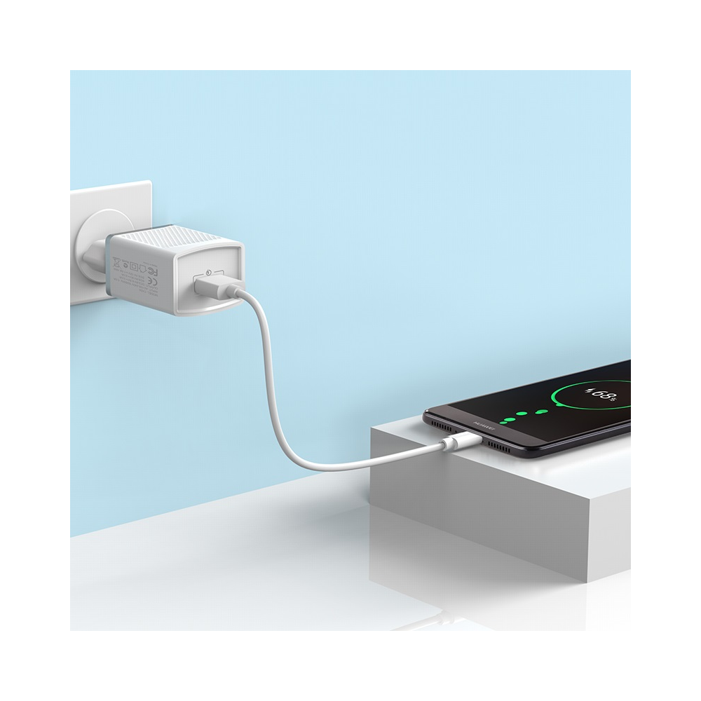 Hoco 6957531088424 C42A Vast Power, 18W, USB, White