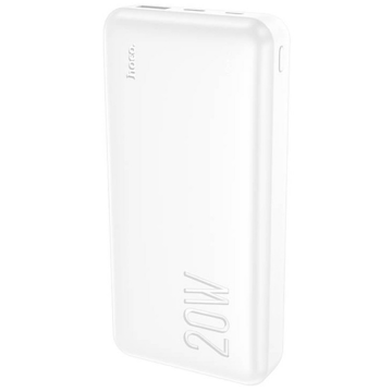 Hoco 6931474761026 J87 Tacker, 10000mAh, USB, Type-C, Power Bank, White