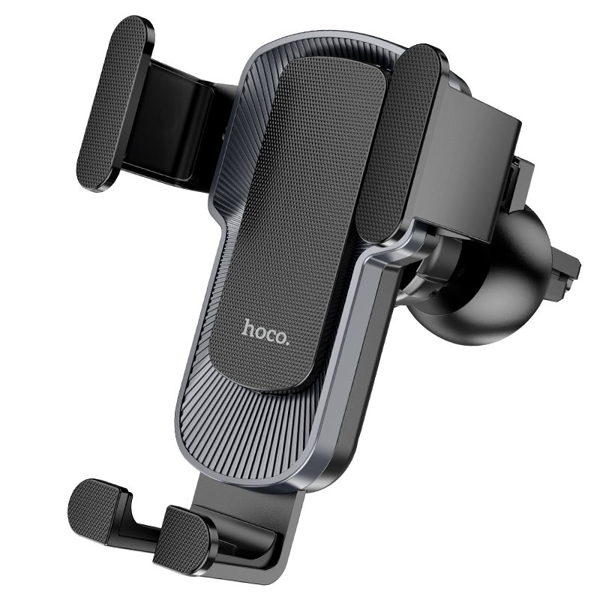 Hoco 6931474766229 CA103, Phone Holder, Black/Metal Gray