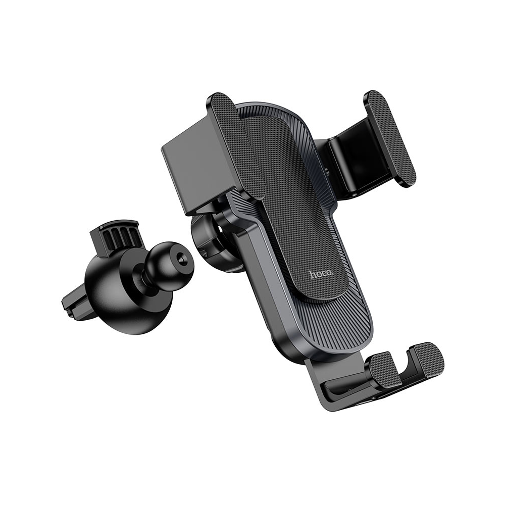 მობილურის დამჭერი Hoco 6931474766229 CA103, Phone Holder, Black/Metal Gray