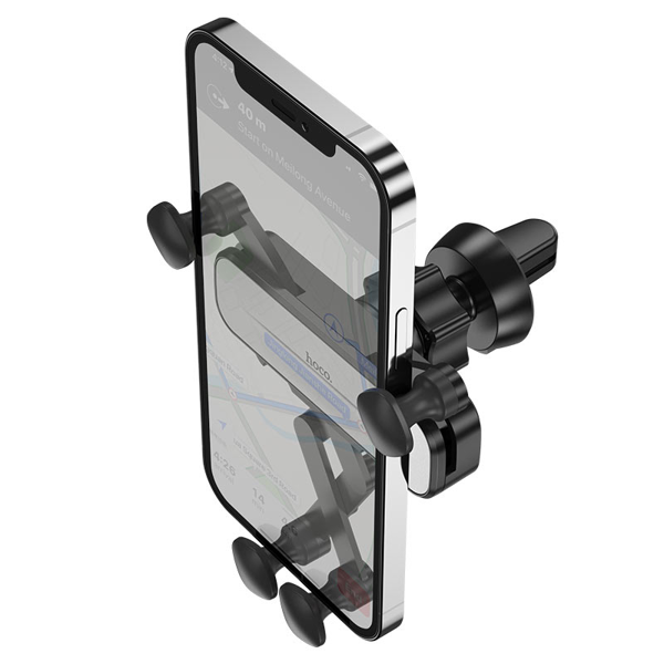 მობილურის დამჭერი Hoco 6931474762054 CA102, Phone Holder, Black/Silver