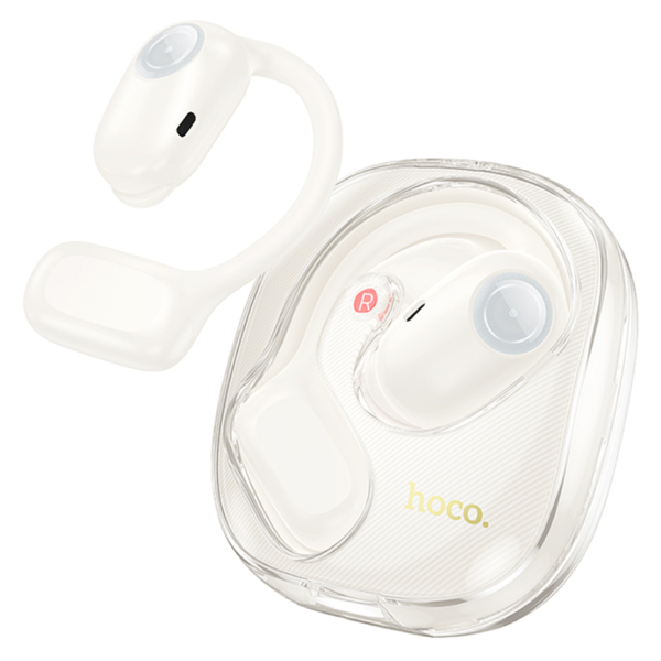 Hoco 6942007619158 EA3 Talent, Earbuds, Wireless, Bluetooth, Milky White